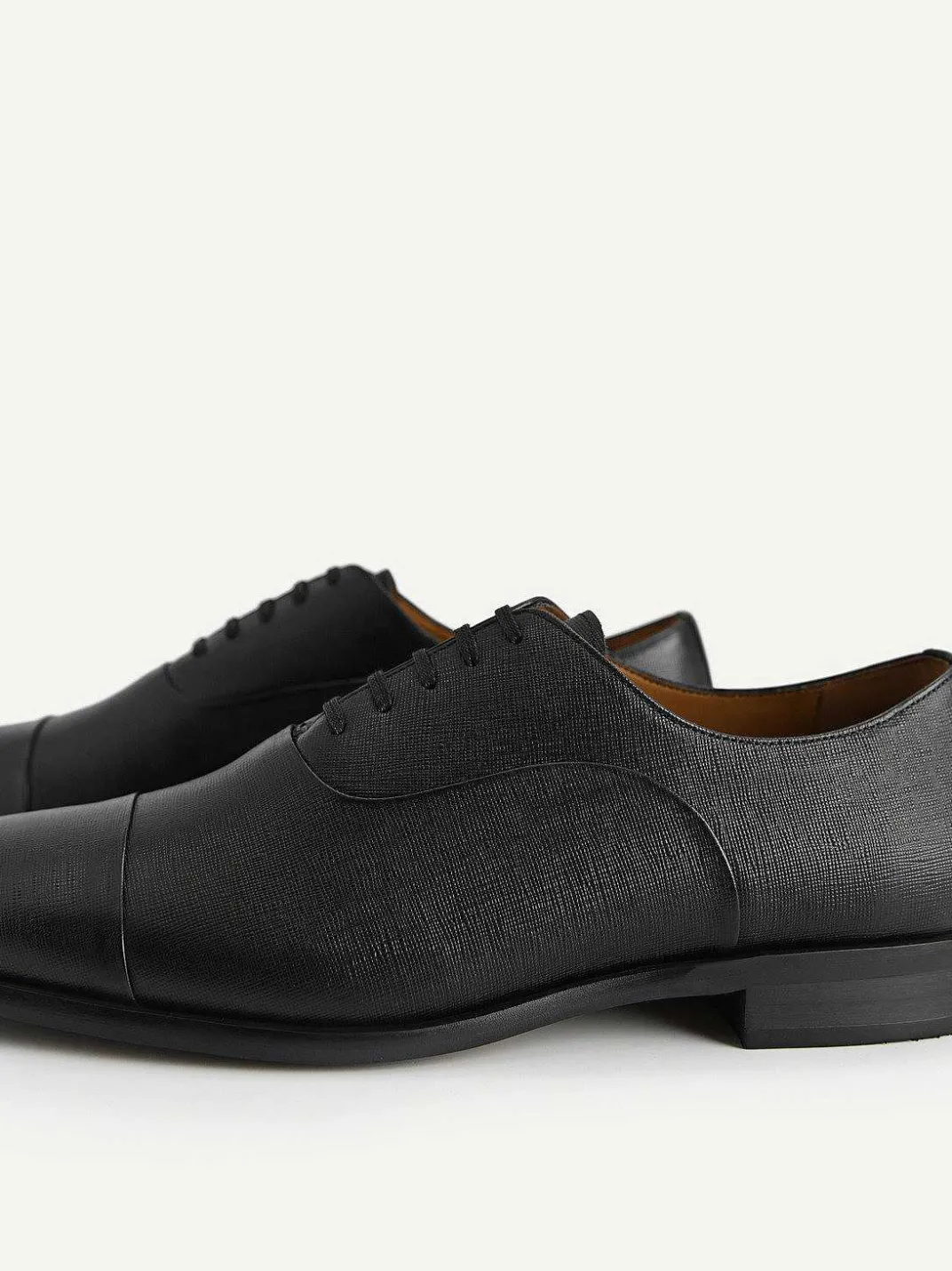 Textured Leather Oxford Shoes<PEDRO Online