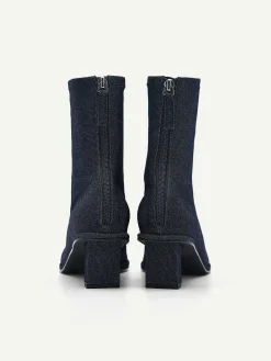 Vanessa Denim Ankle Boots<PEDRO