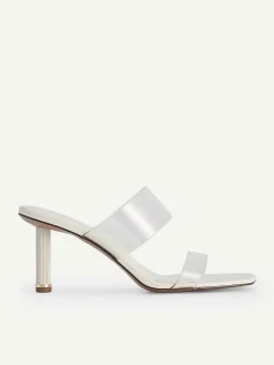 Vinyl Double Strap Heel Sandals<PEDRO New
