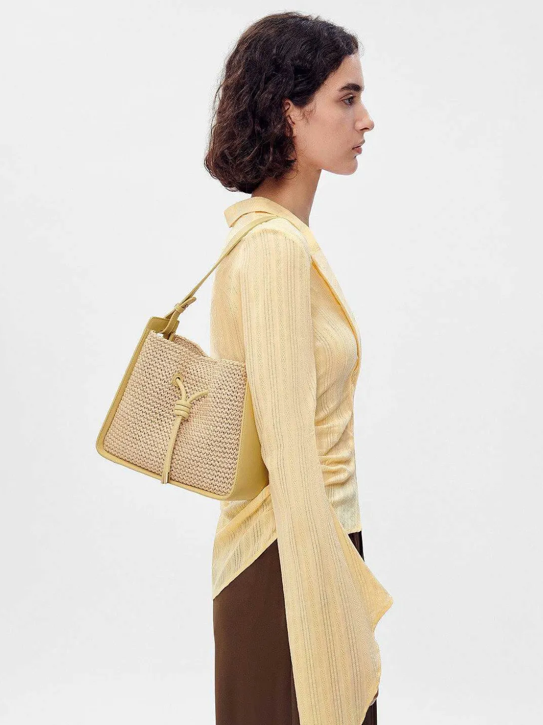 Yasmin Fabric Bucket Bag<PEDRO Hot