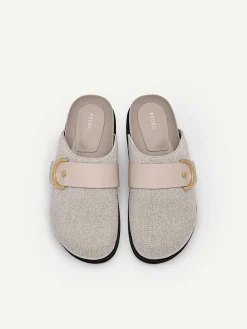 Yasmin Fabric Mules<PEDRO