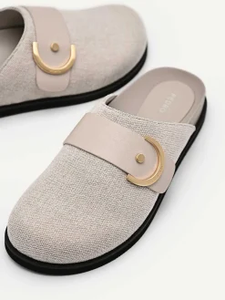 Yasmin Fabric Mules<PEDRO