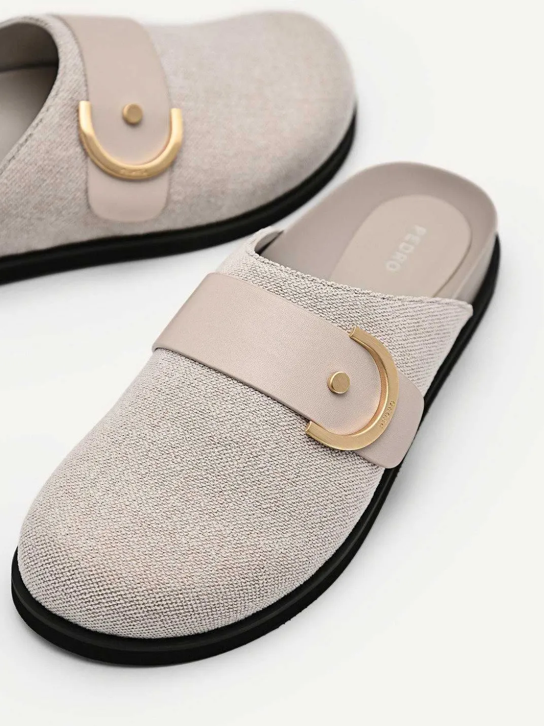 Yasmin Fabric Mules<PEDRO