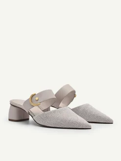 Yasmin Linen Heel Mules<PEDRO Outlet