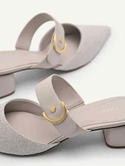 Yasmin Linen Heel Mules<PEDRO Outlet